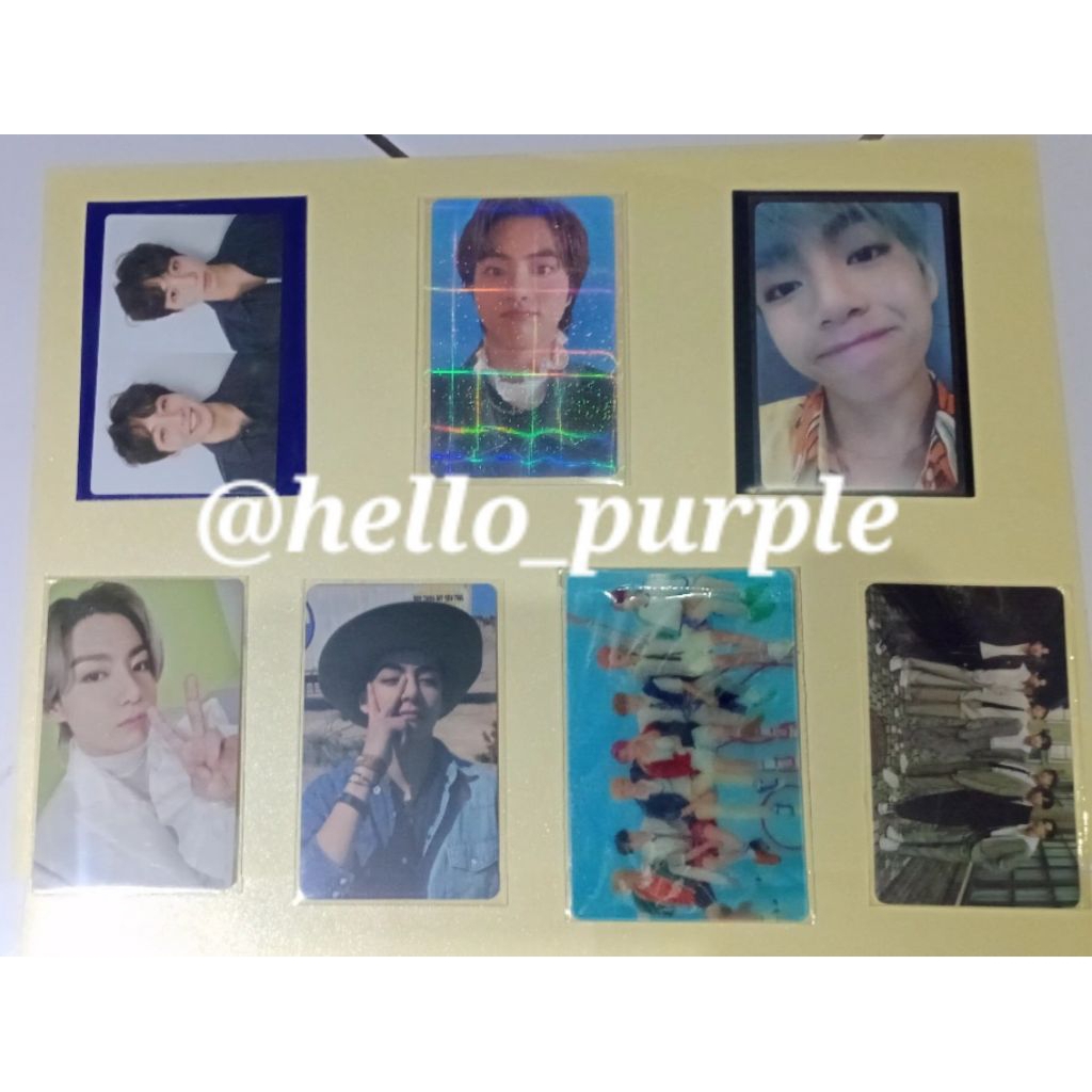 Ready BTS Official PC Postcard MPC Hea Seokjin Jk Tae J-Hope RM Suga Jimin