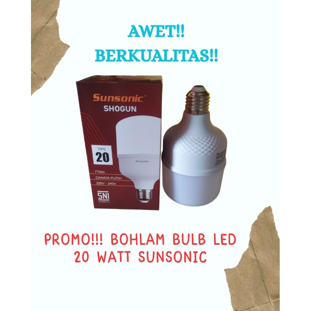 Bohlam Lampu LED 20 WATT Bulb