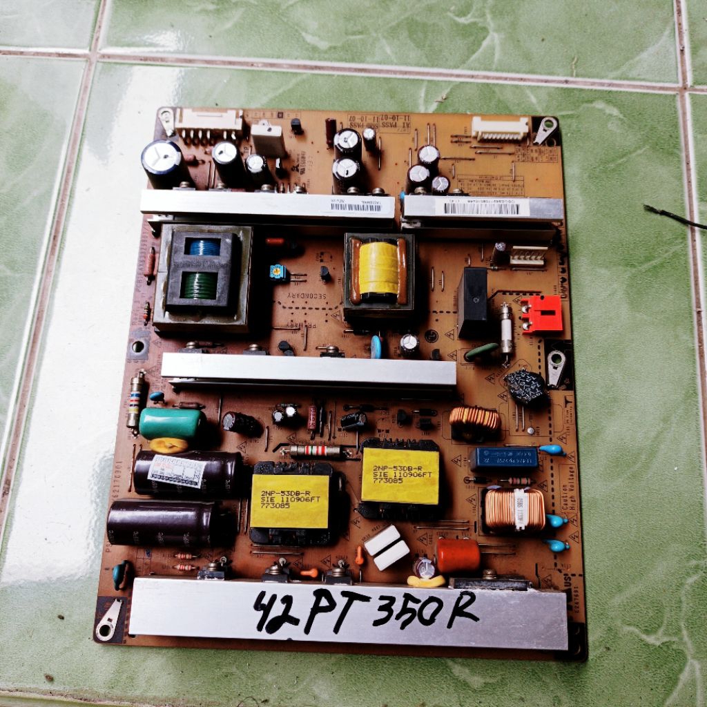 psu tv lg 42pt350R - power suplay tv lg 42pt350R - regulator tv lg plasma 42pt350r
