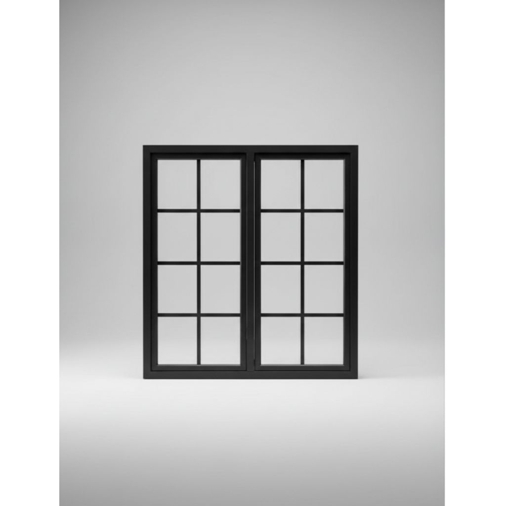 KUSEN JENDELA ALUMINIUM ORNAMEN GANDENG UKURAN T 150x L120CM SUDAH KOMPLIT