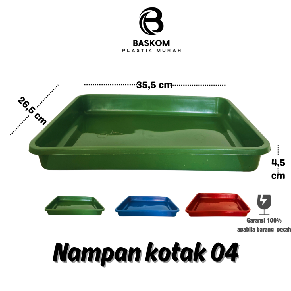 (12) NAMPAN KOTAK 04/ NAMPAN KOTAK  / NAMPAN AESTHETIC / NAMPAN PLASTIK / TATAKAN GELAS / SOUVENIR