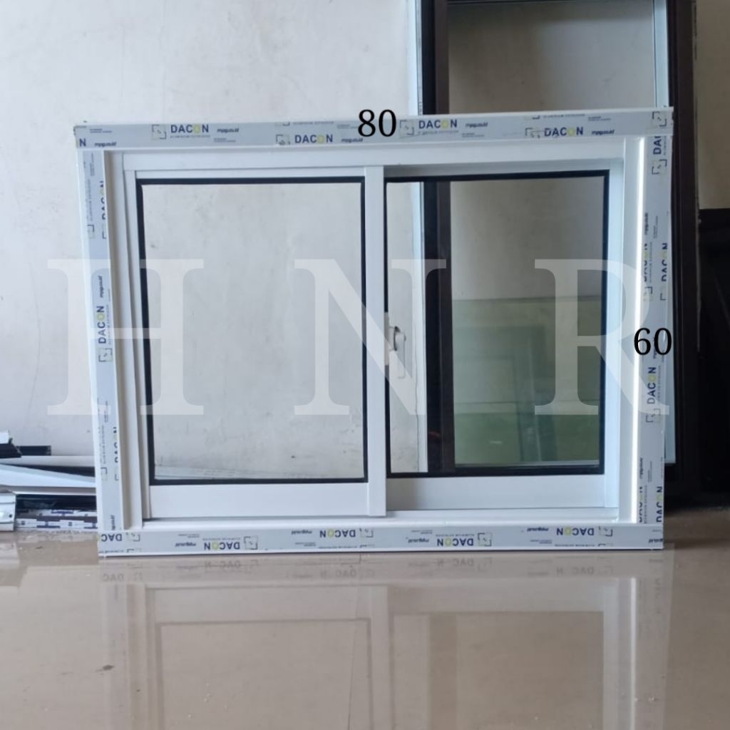 Jendela Sliding Aluminium 80x60