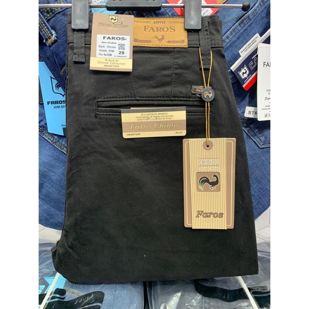 Celana Chino Panjang Pria Original Faros Premium