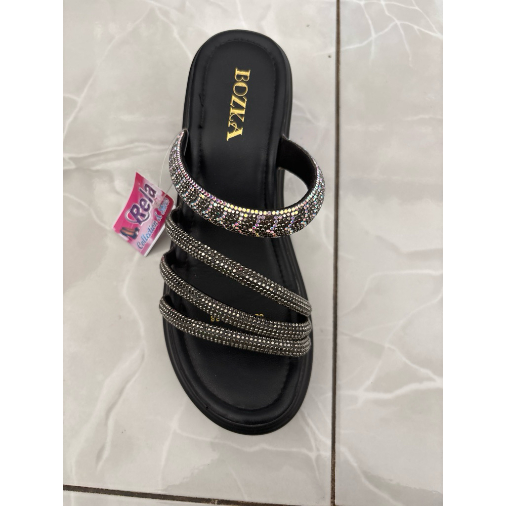 sandal bozka wedges terbaru