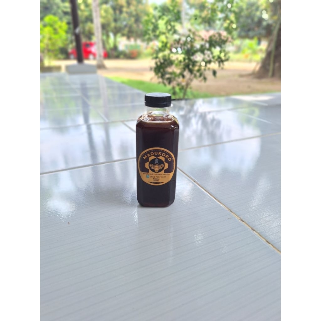 Madu Asli Lebah Akasia Kemasan Botol 250ml