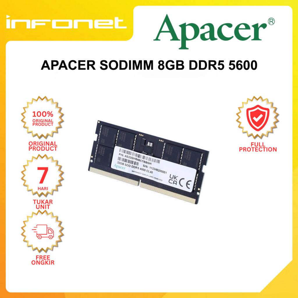 APACER SODIMM 8GB DDR5 5600
