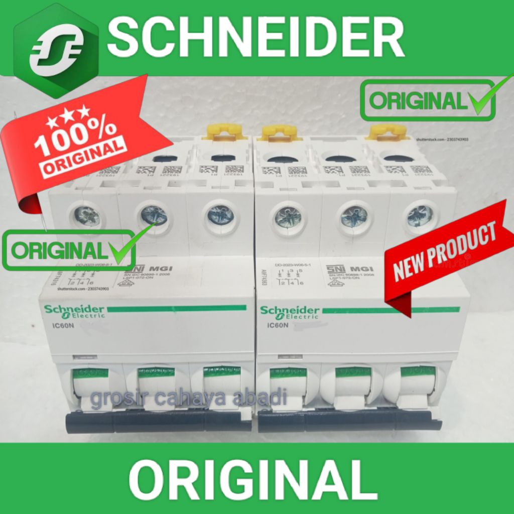 mcb 3p schneider Acti9 ic60n 3phase 6a,10a,16a,20a,25a,32a,40a,50a,63a mcb 3phase MCB Schneider mcb 