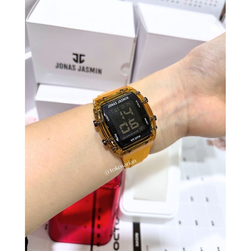 Jam Tangan Jonas Jasmin JJ-2244L Original Jam Digital Wanita