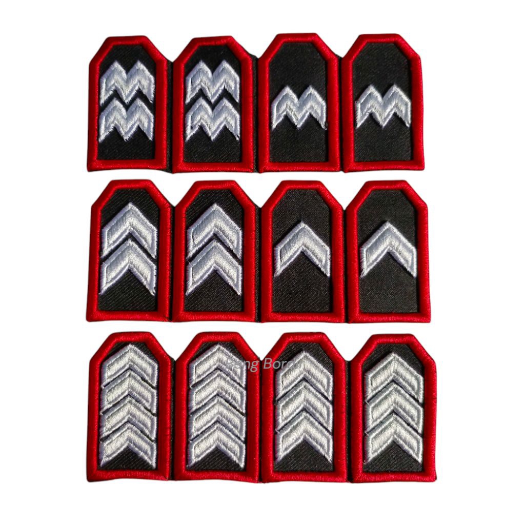 Pangkat Pdl Polri Lis Merah Bripda Briptu Brigpol Bripka Aipda Aiptu Atribut Kerah