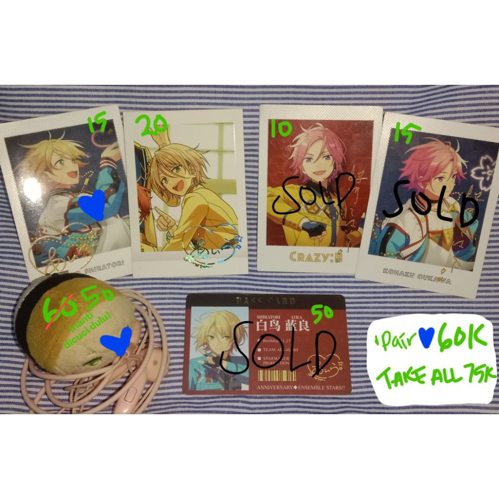 PEKERTASAN PASHA PASHAKORE ANNIV ANNIVERSARY ENSEMBLE STARS ENSTARS MOCHI AIRA KOHAKU