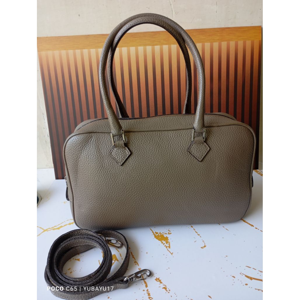 Sling /handbag ala hermes plume kulit asli