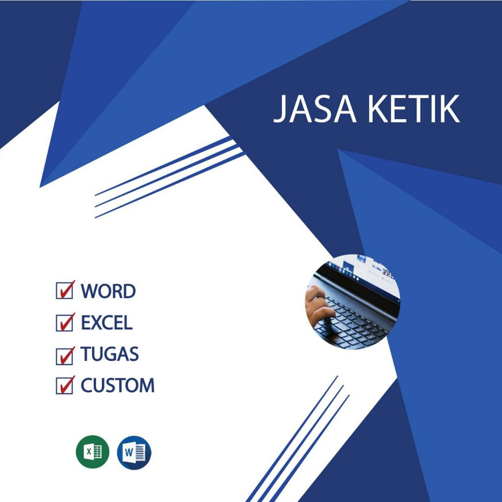 JASA KETIK KILAT SEHARI JADI KETIK WORD EXCEL TUGAS CUSTOM