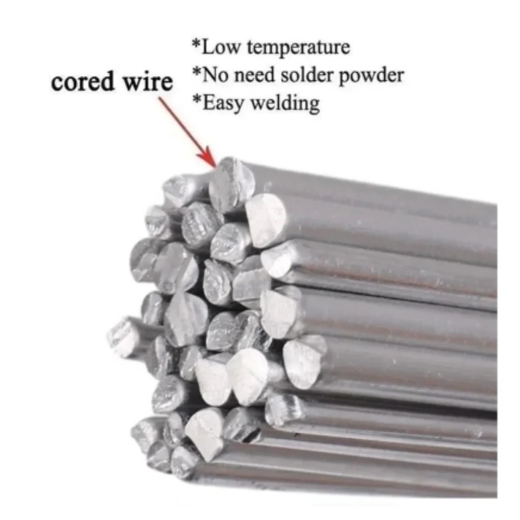 kawat las bakar suhu rendah flux alumunium electrode Kawat Las 33cm 1.6mm Aluminium Electrode Suhu R