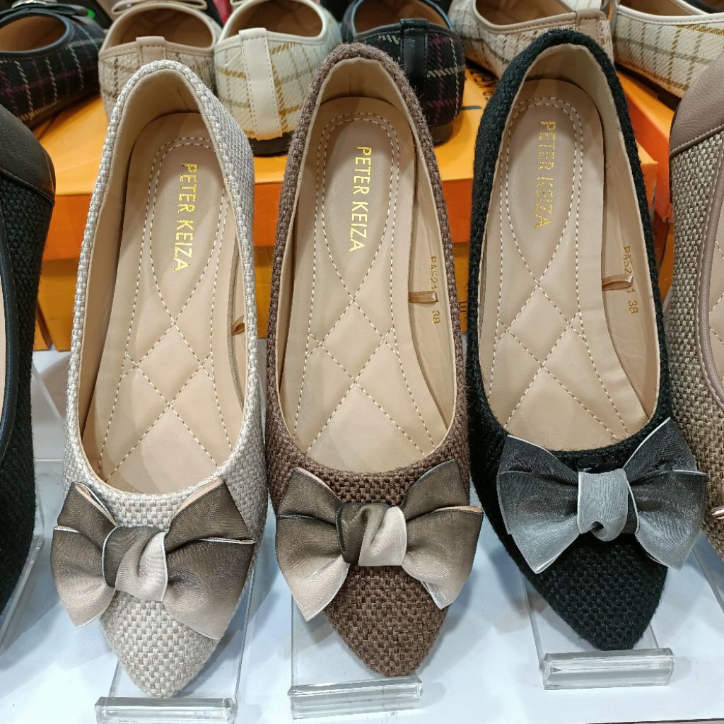 sepatu wanita flat PETER KEIZA original