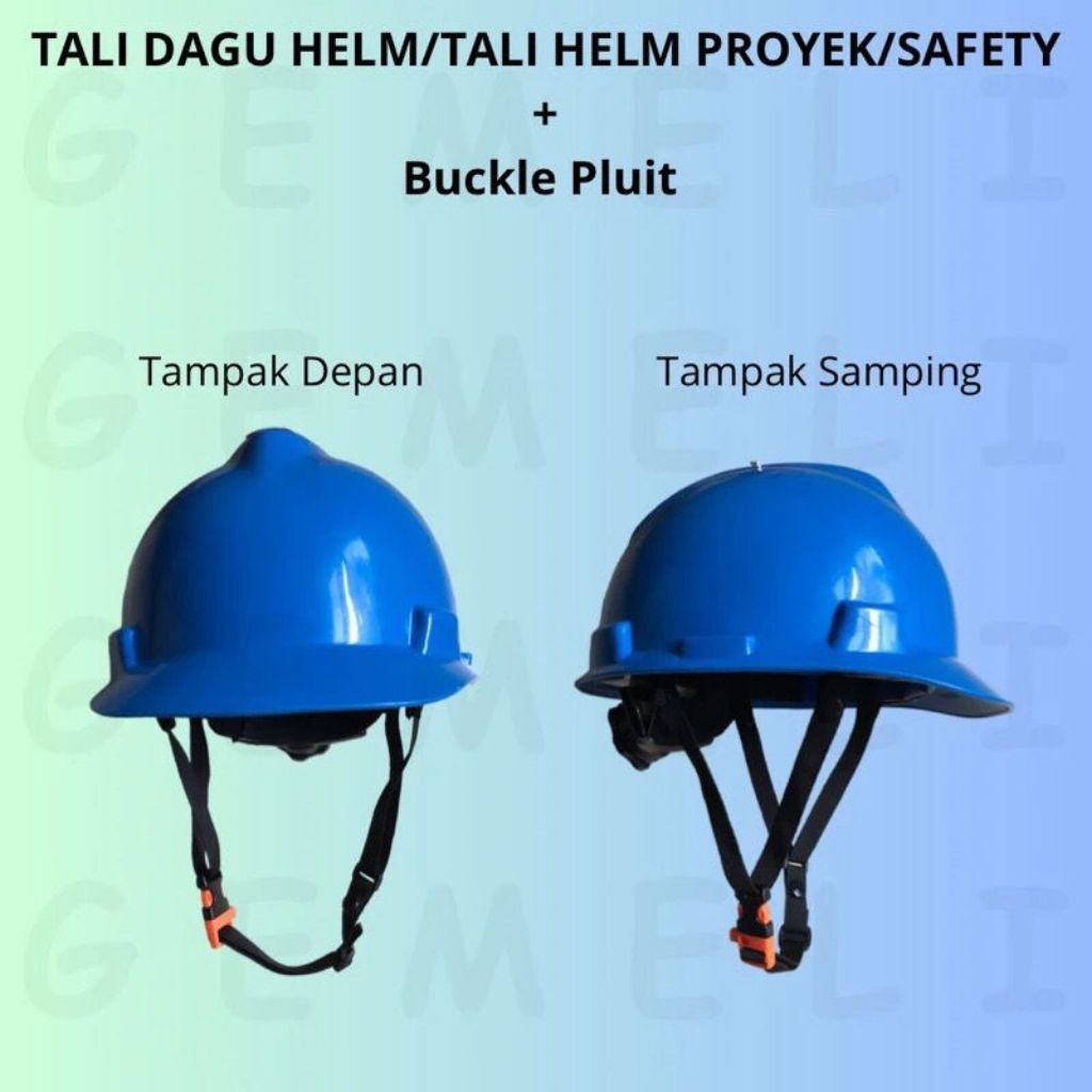Tali Helm/Tali Dagu/Tali Helm Safety/Tali Dagu/Chin Strap model Y/4 point peluit