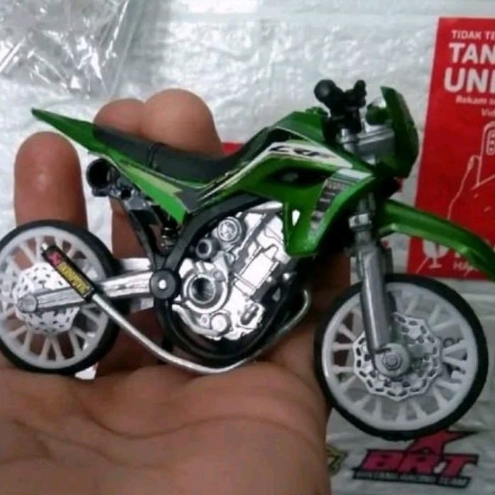 diecast miniatur surex trail motor crf body gordon abs