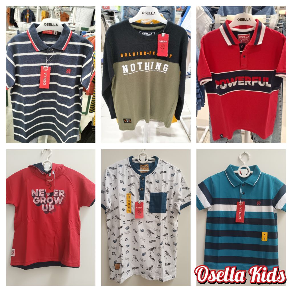 Osella Kids - Kaos anak laki laki 4-16 Tahun