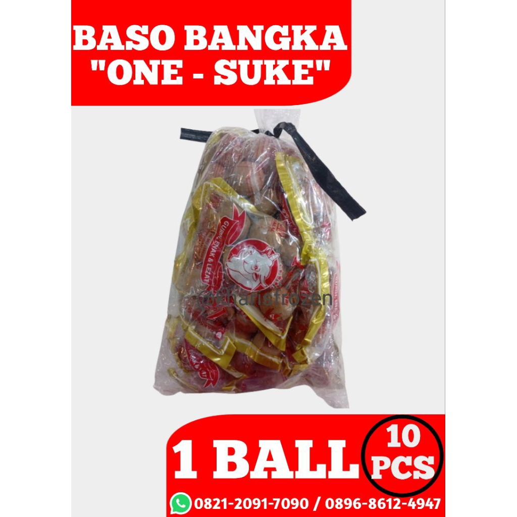 BAKSO BANGKA SB "ONE-SUKE" 1 BALL 10 PCS