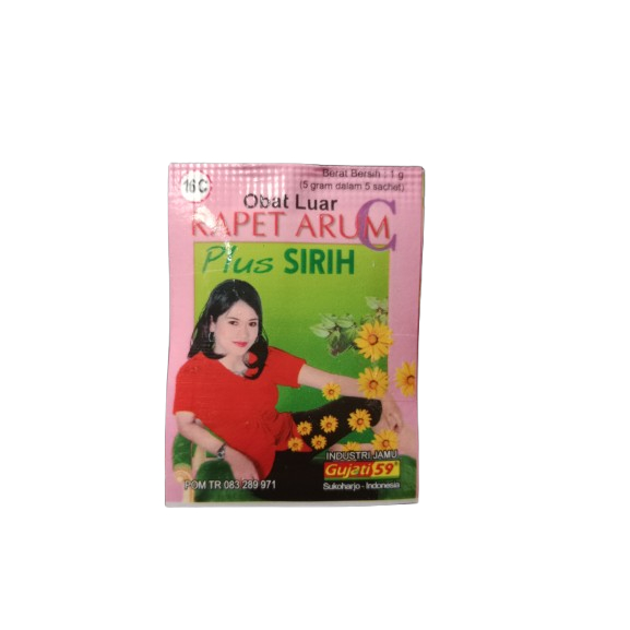 Herbalita Rapet Arum Cebok Gujati Isi 10Sachet