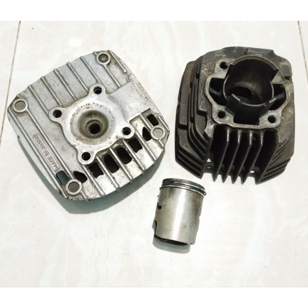 Silinder Cylinder blok buring+head kop Kawasaki Binter GTO KH100 OS.0 (std) original second
