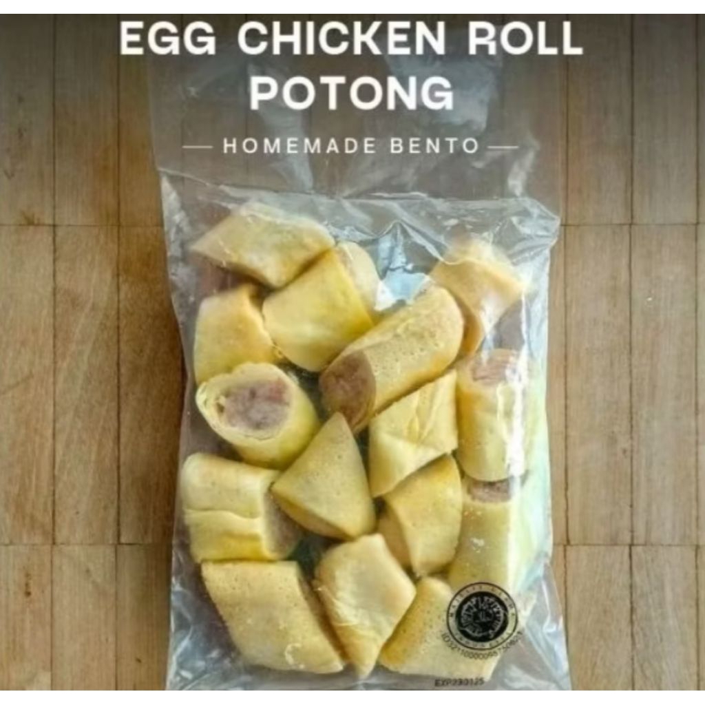 EGG ROLL Egg Roll/Egg Chicken Roll Ala Hokben Frozen TANPA PENGAWET