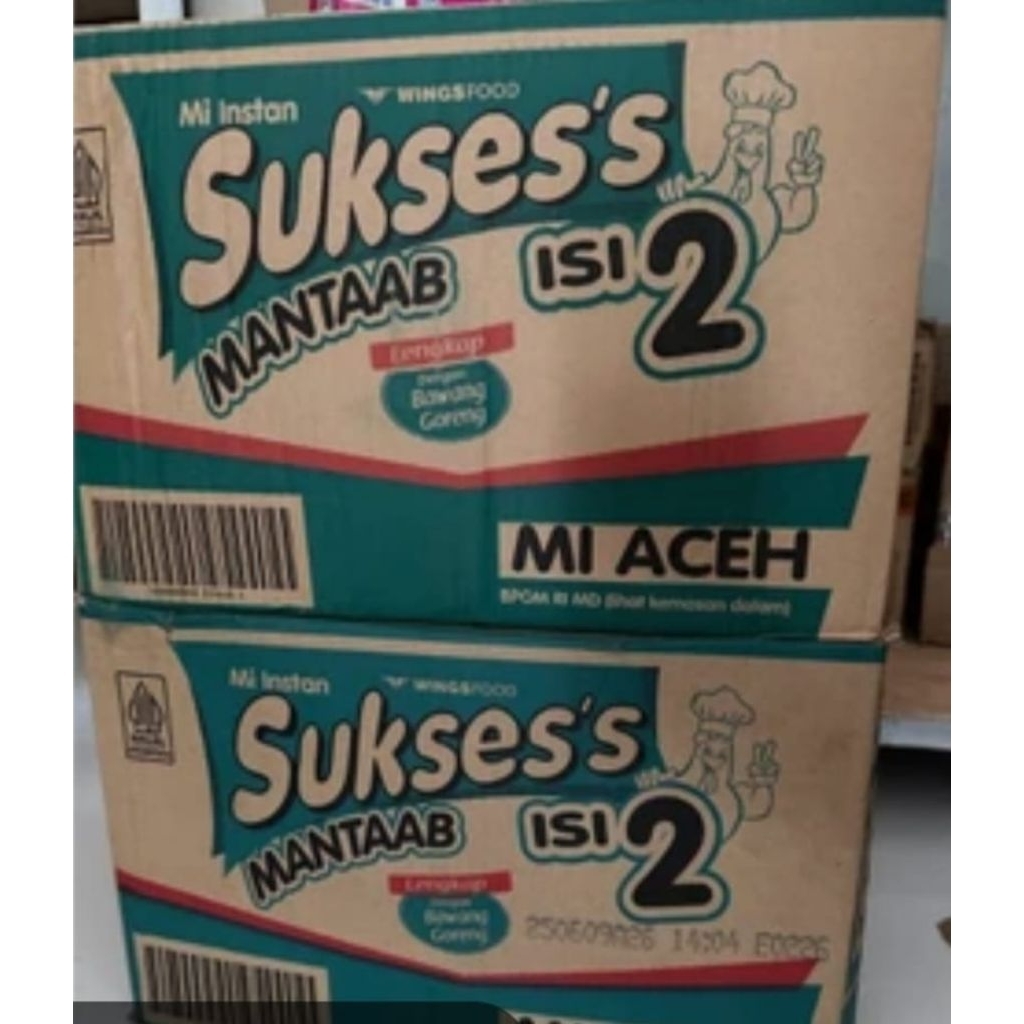 Mie Sukses isi 2 Goreng Aceh (1 dus/24pcs)