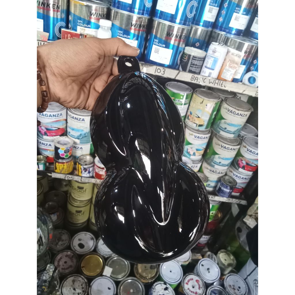 CAT JET BLACK/HITAM PEKAT  (PU) AUTOMOTIF MOBIL, MOTOR DLLNYA | CAT BERKUALITAS