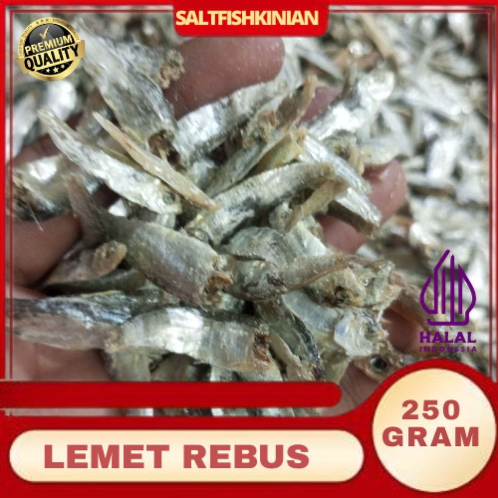 ikan asin lemet rebus segar 250Gram/ikan asin/ikan asin lemet rebus