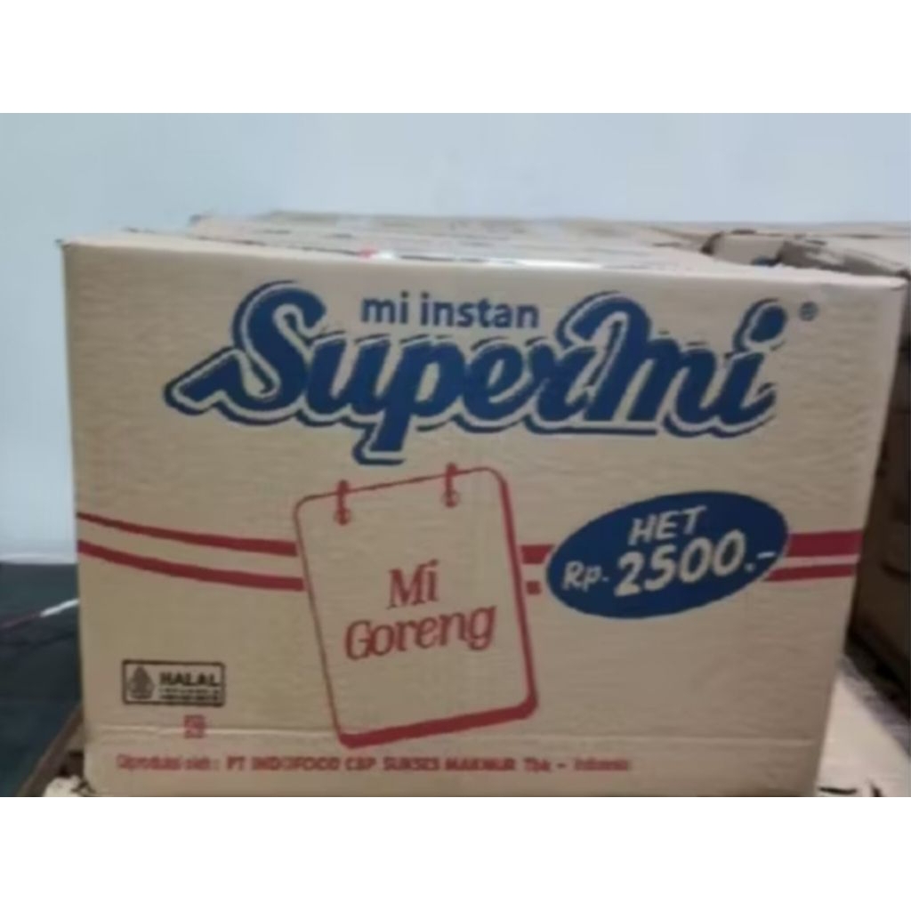 SUPERMI ~ MI GORENG INSTAN 1 DUS { 40PCS)