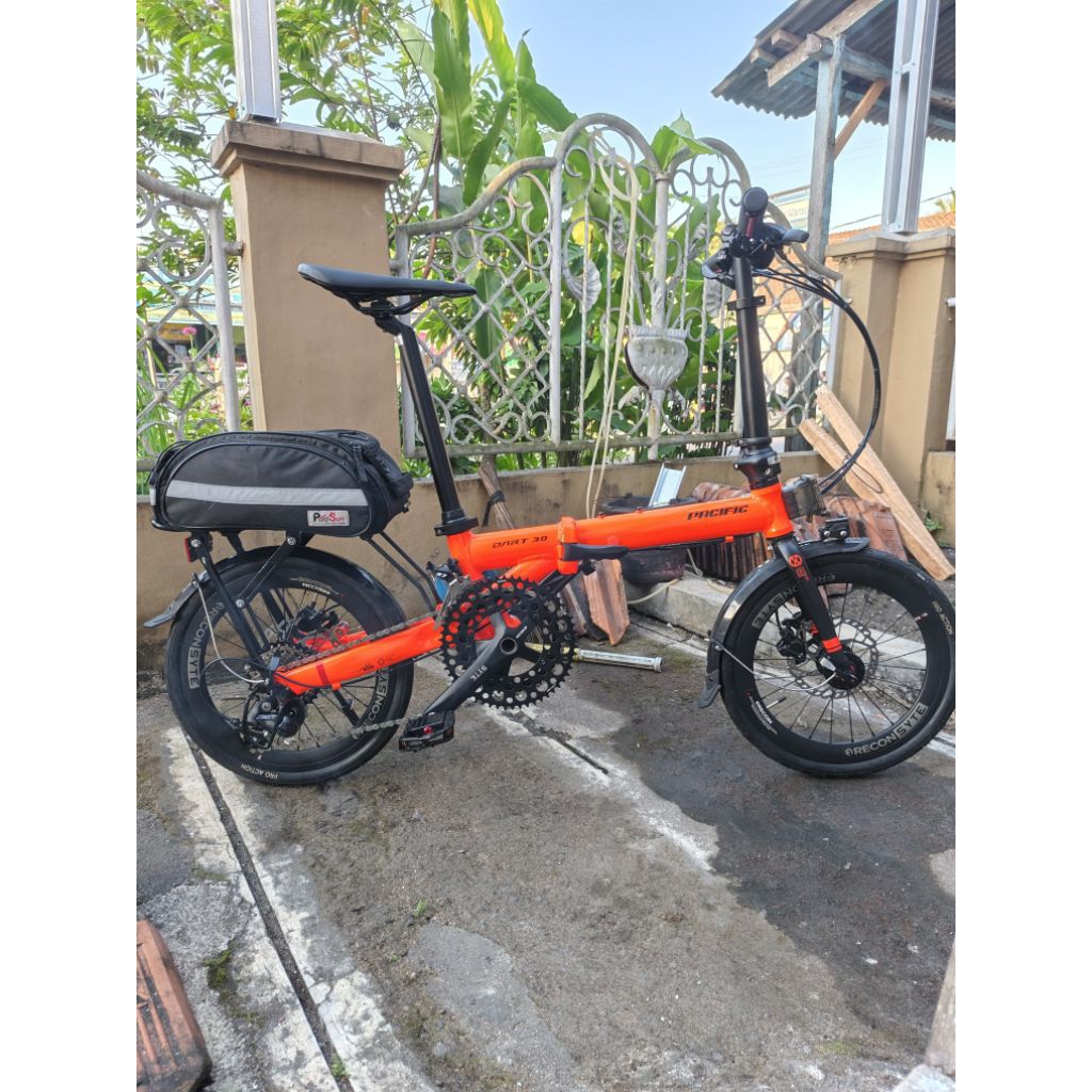 Sepeda lipat pasific dart full upgrade