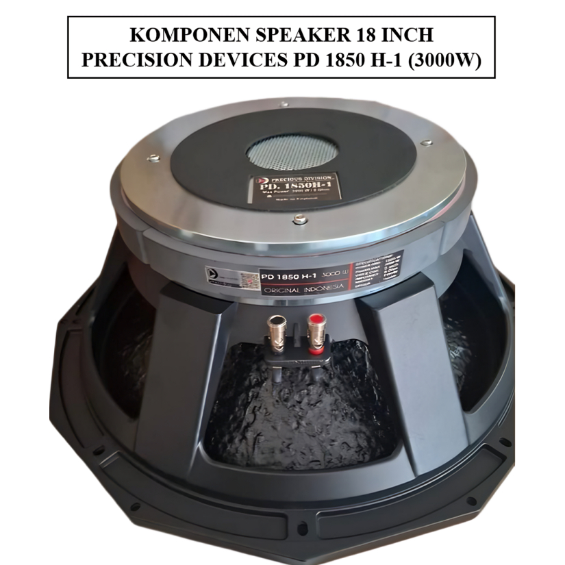 Komponen Speaker 18 Inch Precious Division PD1850H-1/Speaker Subwoofer Precious Division PD 1850 H-1