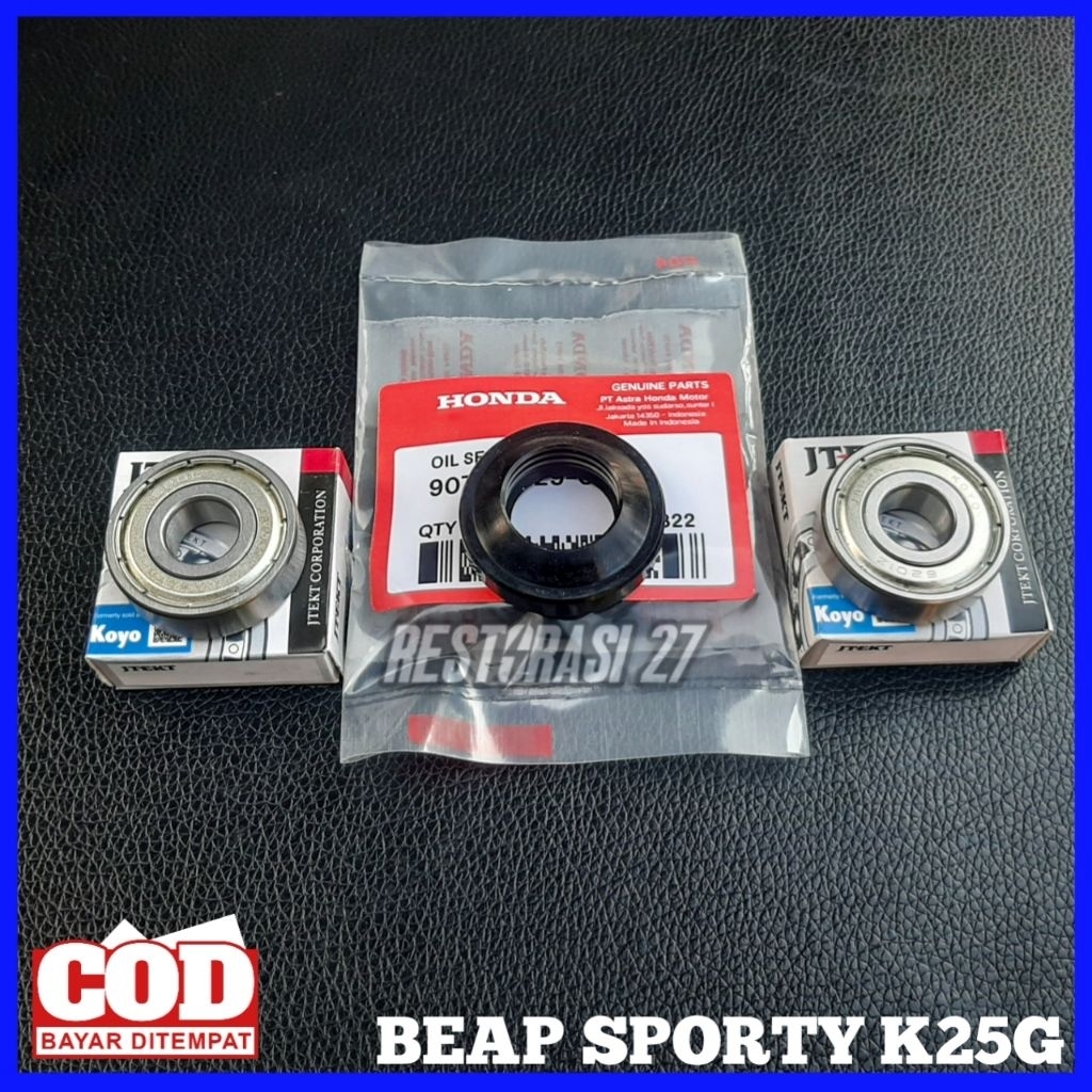 Bearing Seal Roda Depan Honda Beat Sporty K25G Beat FI K25A Seal Tutup Penutup Bearing Roda Depan Ho