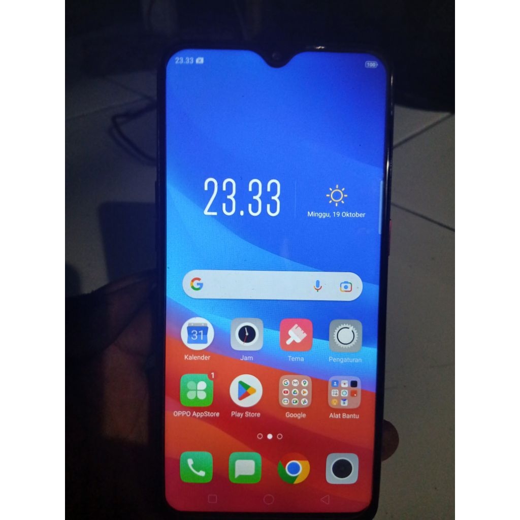 unit batangan oppo f9 hidup tidak normal