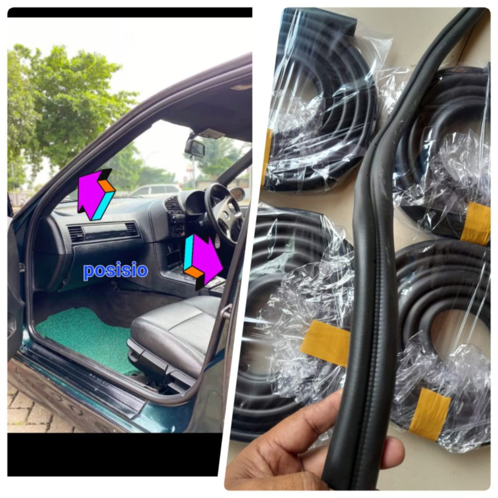 karet balon body bmw 520i m50 set 4 pintu