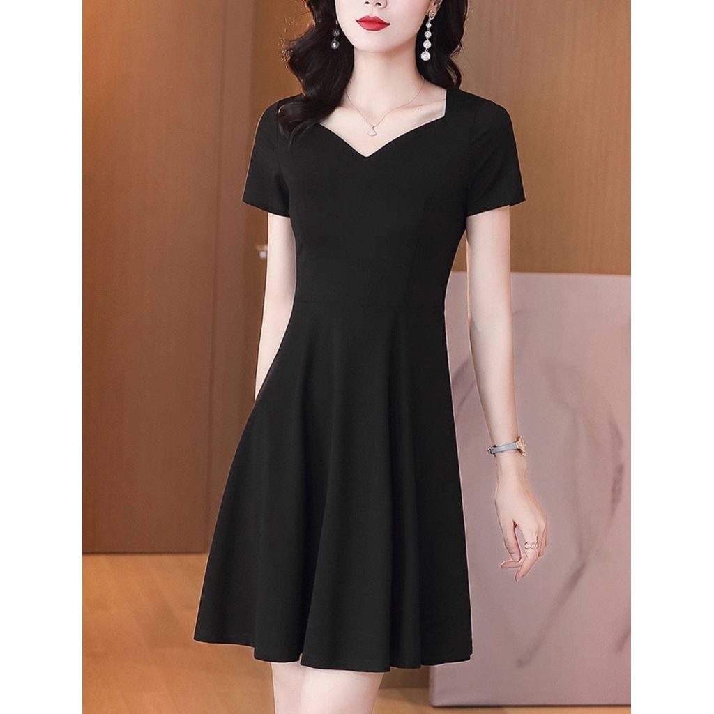 big promo calista dress pesta kondangan scuba premium flare