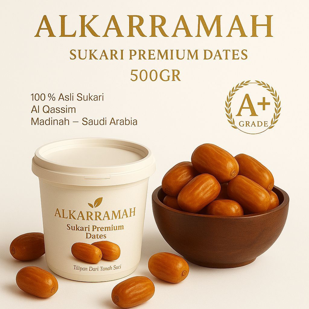 Kurma Sukari Al Qassim 750gr Ember √ Kurma Sukari Ember Premium