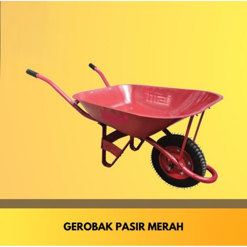 Gerobak Pasir Trolly Angkong Merah
