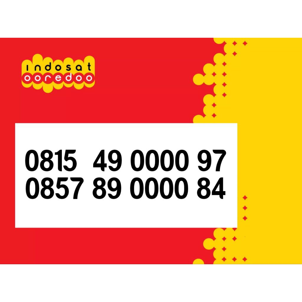 nomor cantik indosat 0000 langka