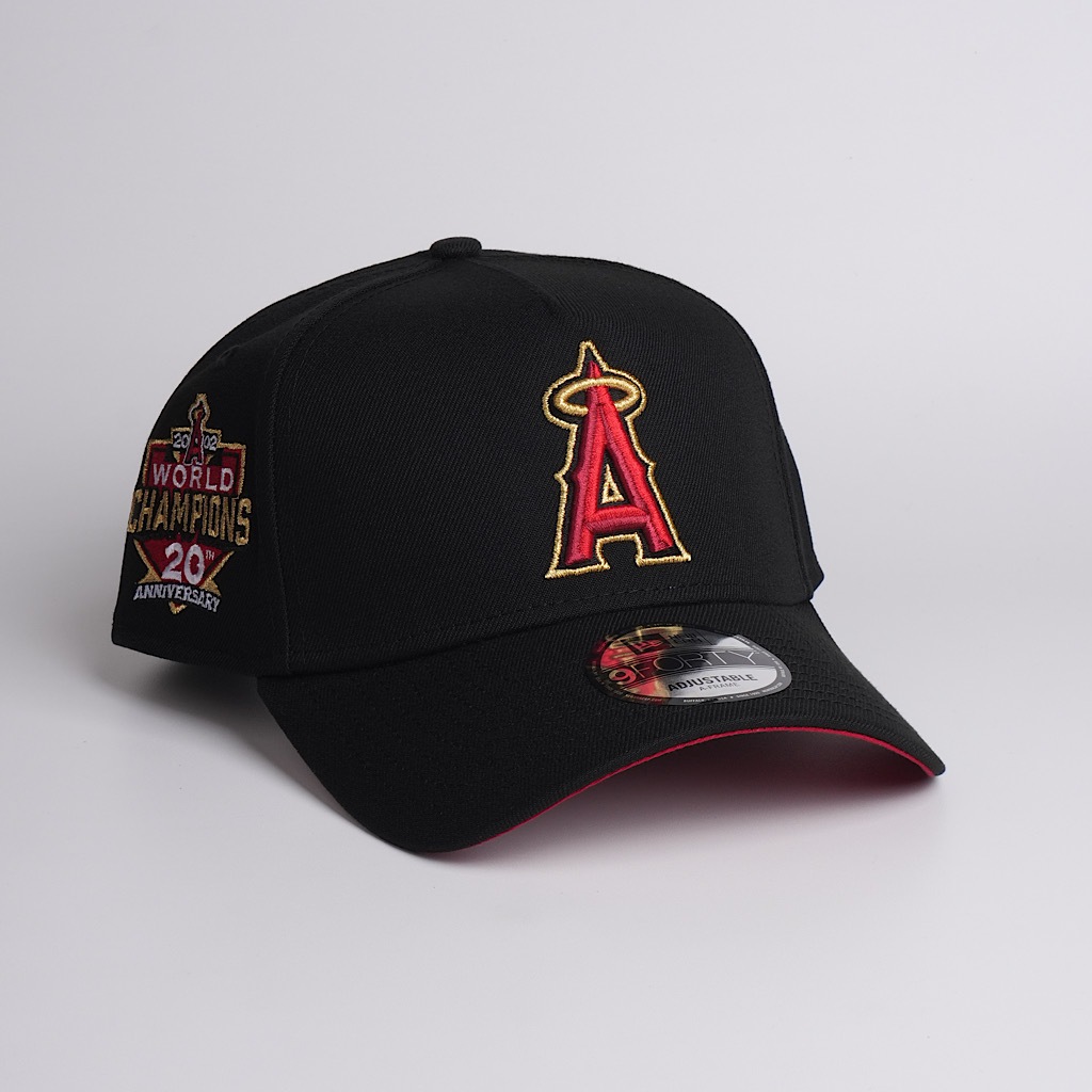 Topi New Era Original Anaheim Angels 20TH Anniversary Black Red