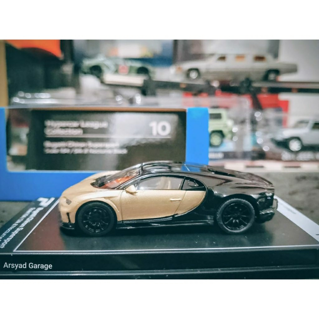 Diecast PosterCar Poster Car Bugatti Chiron Super Sport Silk & Nocturne Black