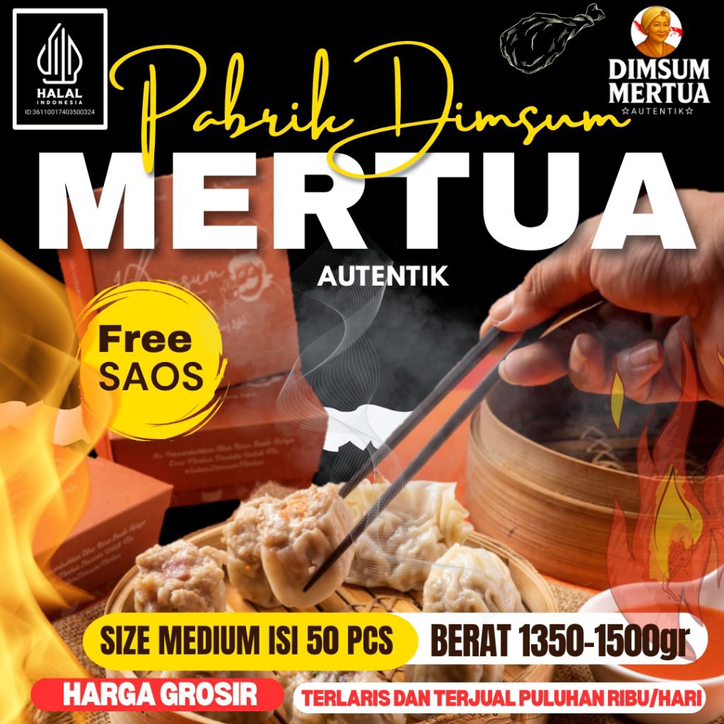 YANG TERBAIK ISI 50 PCS‼️PROMO TERBATAS SIZE MEDIUM,HARGA PABRIK‼DIMSUM PREMIUM QUALITY