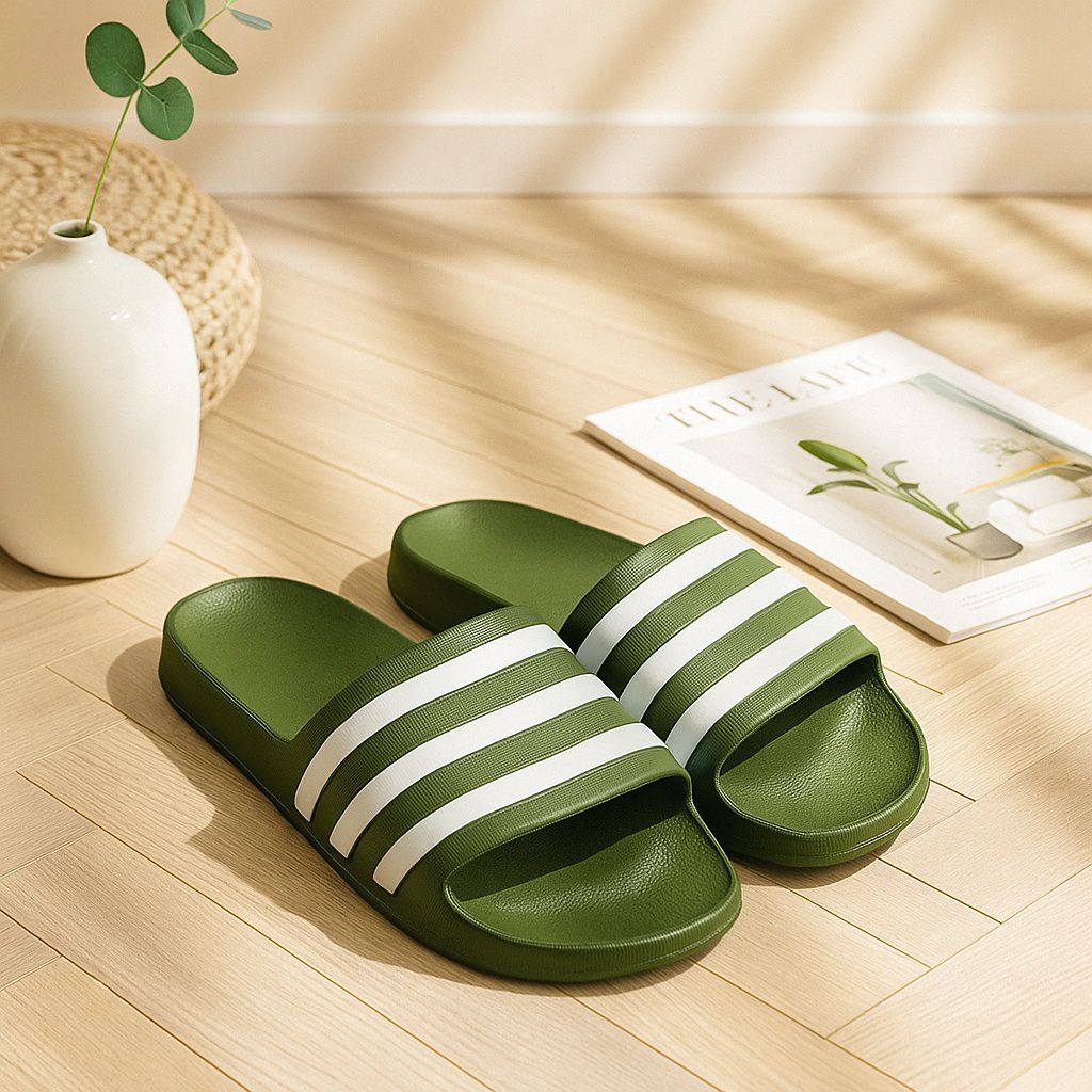 Sandal Slide Pria & Wanita Warna Hijau Army – Nyaman, Ringan, dan Stylish