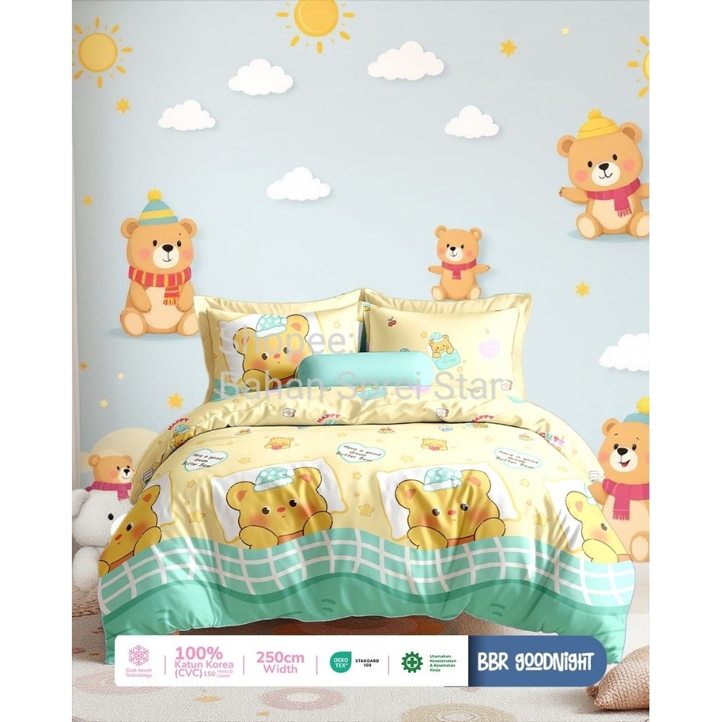 Bahan Kain Sprei Star - BBR Good night