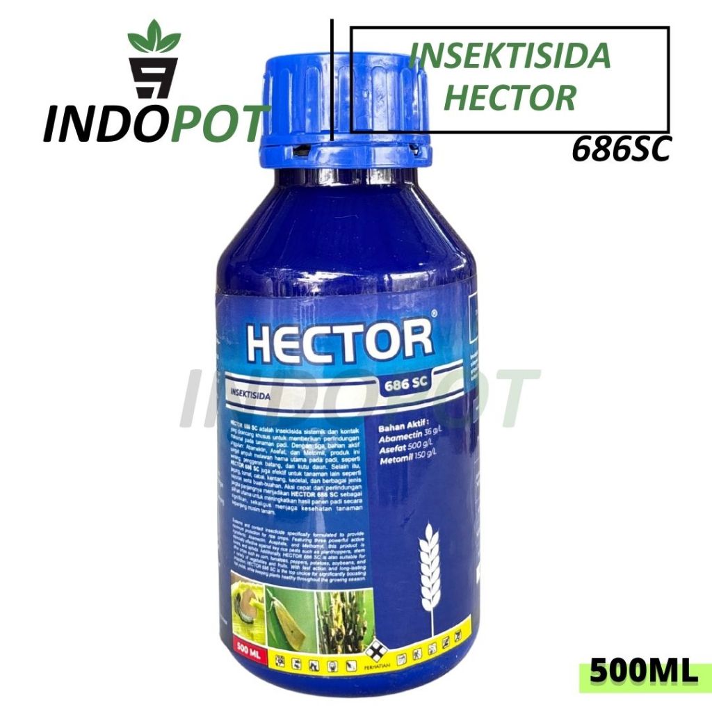 Racun Hama HECTOR 686SC Insektisida 250ML Basmi Ulat & Kutu pada Tanaman