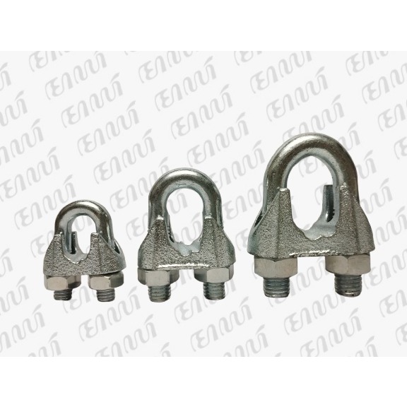 ROHA - Klem Seling Galvanis 12, 15, 22 MM / Wire Rope Clip