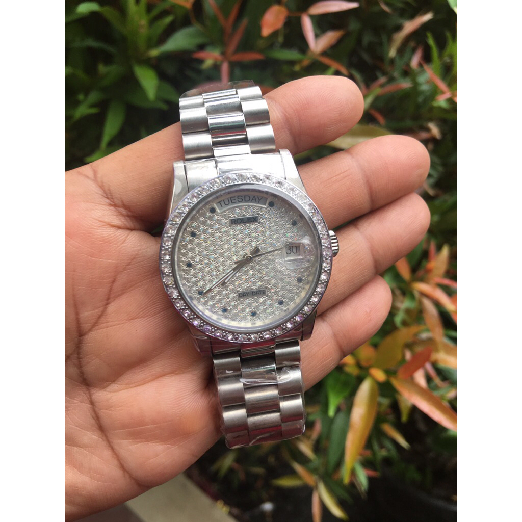 Jam Rolex perempuan original 100% Asli 18K 16233