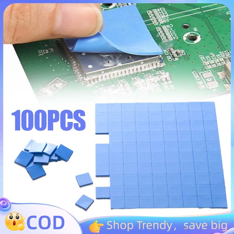 10cm X 10cm X 0.5mm Thermal Pad Thermal Pad Silicone Thermal Pads Thermalpad Untuk Gpu Processor Vga