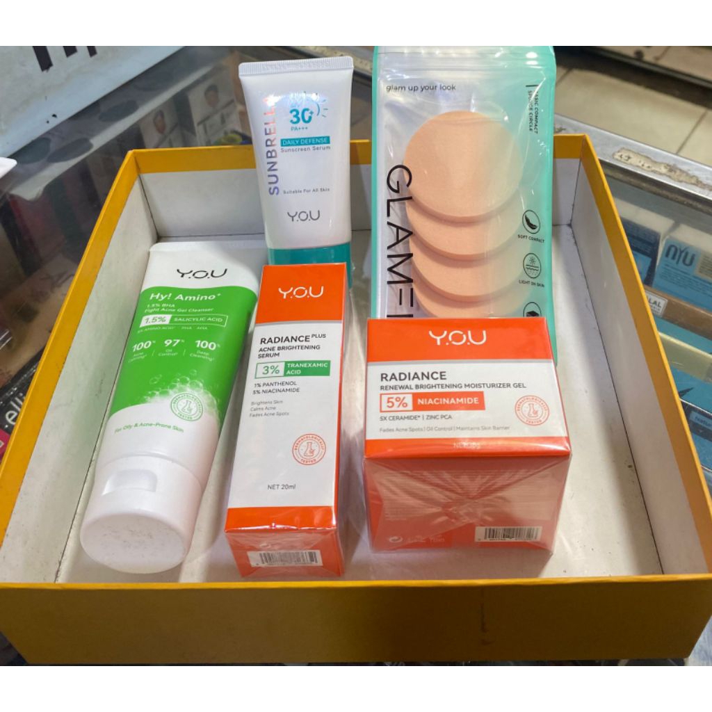 NEW YOU Radiance Plus Acne Brightening Serum 20ml  PAKET SKINCARE KOMPLIT