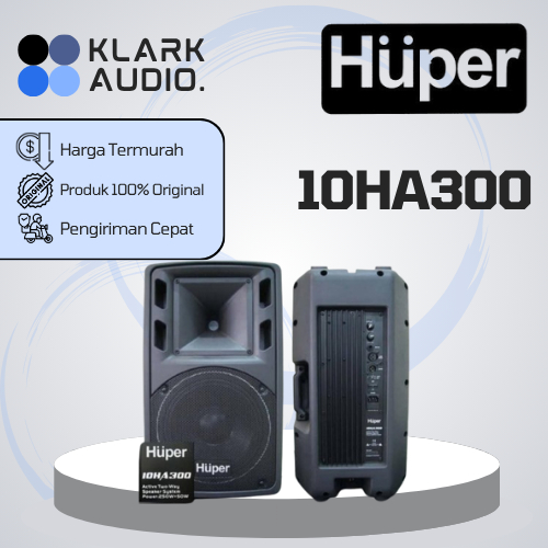 HUPER 10HA300 / 10 HA 300 / 10-HA-300 Speaker Aktif (Hrg=1pc) ORIGINAL