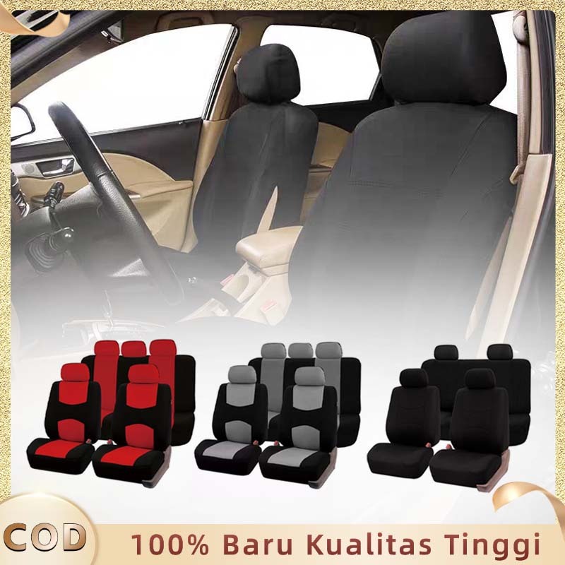 Sarung Jok Mobil Elastis Sarung Jok Mobil Sedan Universal Cover Jok Mobil Sedan 9pcs Sarung Jok Mobi